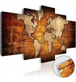 Quadro acrílico - Bronze map I