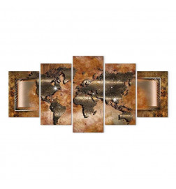 Canvas Print - Steel Map