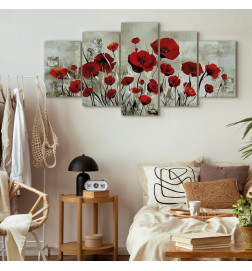 Canvas Print - Scarlet Field