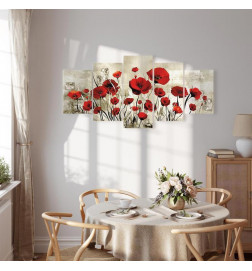 Canvas Print - Scarlet Field