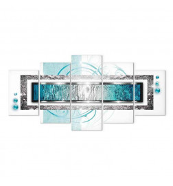 Leinwandbild - Turquoise blizzard