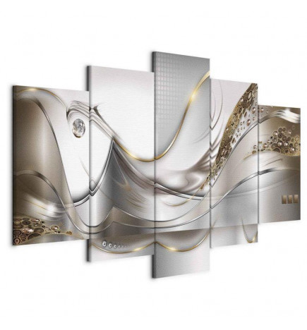 Schilderij - Golden Flight