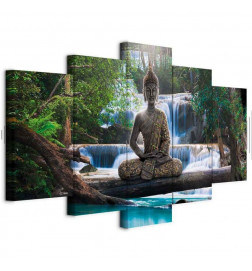 Seinapilt - Buddha and waterfall