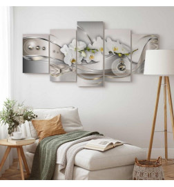 Leinwandbild - Pearl Dance of Orchids