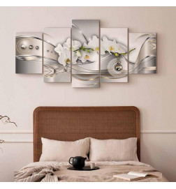 Leinwandbild - Pearl Dance of Orchids