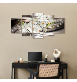 Canvas Print - Orchid with Diamonds