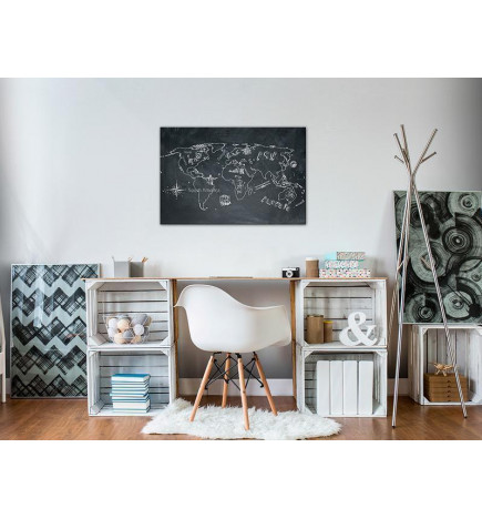 Decorative Pinboard - Travel broadens the Mind