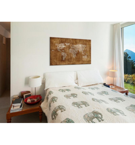 Tablero de corcho - The Lost Map [Cork Map - Italian Text]