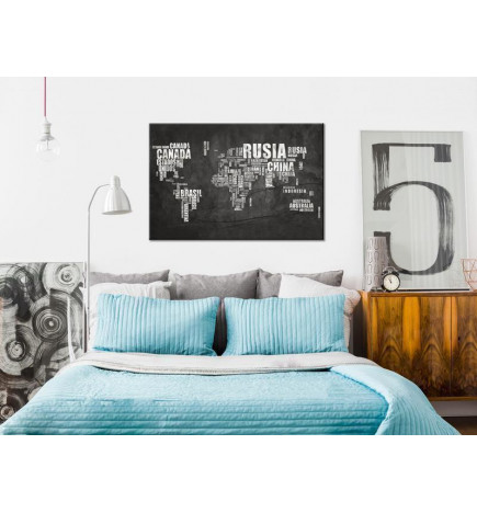 Tablou din plută - Spanish Geography [Cork Map - Spanish Text]