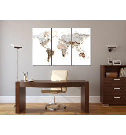 Decorative Pinboard - Concrete Continents