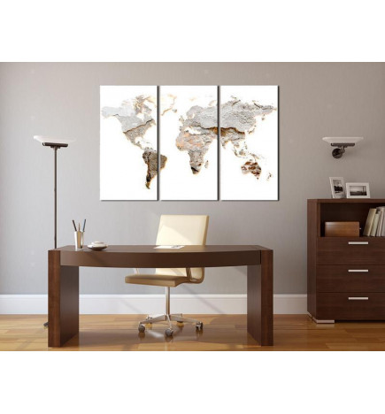 Decorative Pinboard - Concrete Continents