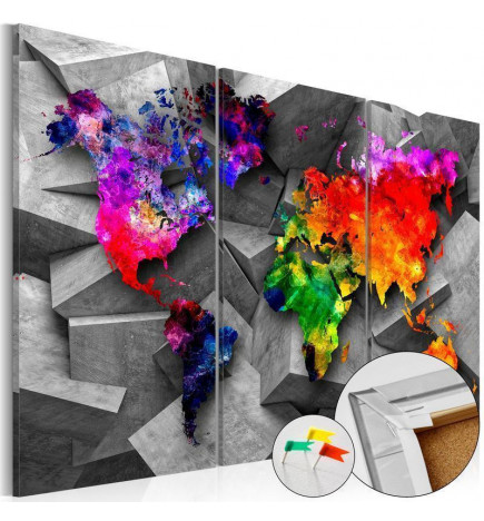 Quadro de cortiça - Symmetry of the World