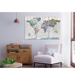 Tablero de corcho - World Destinations (3 Parts)