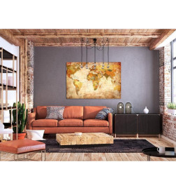 Tabla iz plute - World Map: Time Travel