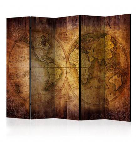 172,00 € Biombo - World on old map II [Room Dividers]