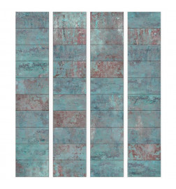 Papel de parede - Turquoise Concrete