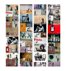 Tapetti - Banksy - a collage