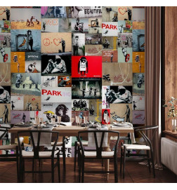 Wallpaper - Banksy - a collage