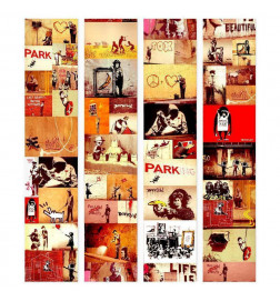 Tappezzeria murale - Collage - Banksy