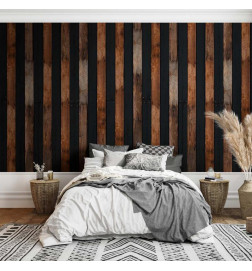 Wallpaper - Wooden duo