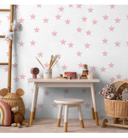 Tapetas - Pink Stars