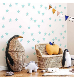 Tappezzeria murale - Stars - Aquamarine