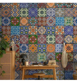 Behang - Colorful Mosaic