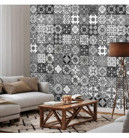 Tapisserie murale - Arabesque - Black& White