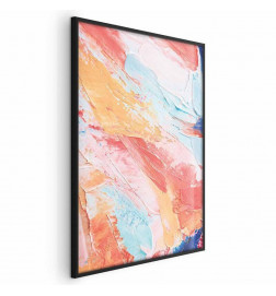 Pôster - Colorful Harmony - dynamic color transitions in pastel tones