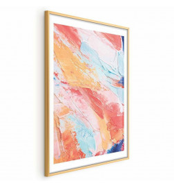 Pôster - Colorful Harmony - dynamic color transitions in pastel tones