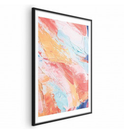 Pôster - Colorful Harmony - dynamic color transitions in pastel tones