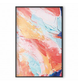 Pôster - Colorful Harmony - dynamic color transitions in pastel tones