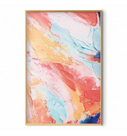 Pôster - Colorful Harmony - dynamic color transitions in pastel tones