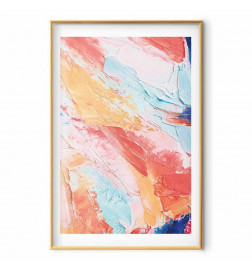 Pôster - Colorful Harmony - dynamic color transitions in pastel tones