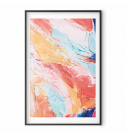 Pôster - Colorful Harmony - dynamic color transitions in pastel tones