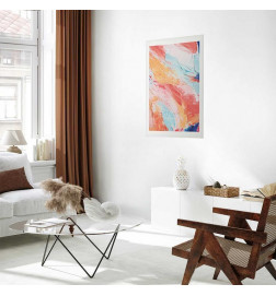 Pôster - Colorful Harmony - dynamic color transitions in pastel tones