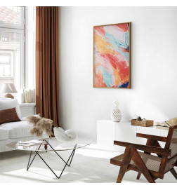 Pôster - Colorful Harmony - dynamic color transitions in pastel tones