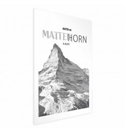 Poster - The majestic Matterhorn mountain peak, crown of mountains, mountain landscape