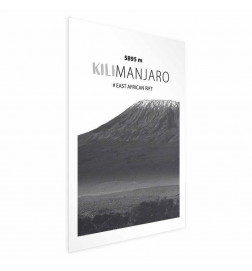 Plakāts - The majestic Kilimanjaro mountain peak, crown of mountains, mountain landscape