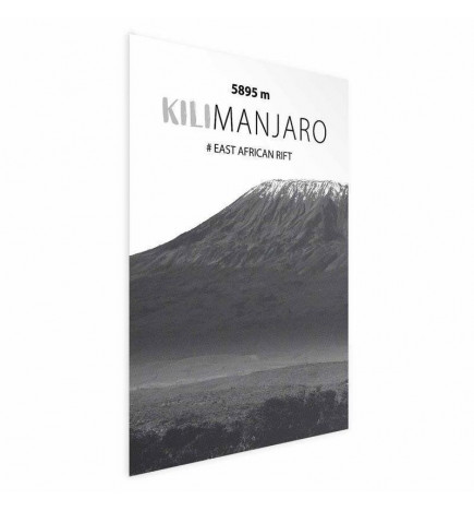 Poster - The majestic Kilimanjaro mountain peak, crown of mountains, mountain landscape