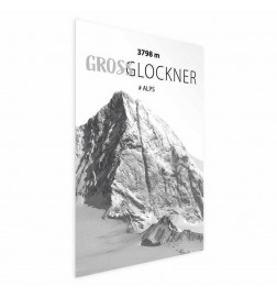 Juliste - Majestic mountain peak Glosslockner mountain crown mountain landscape
