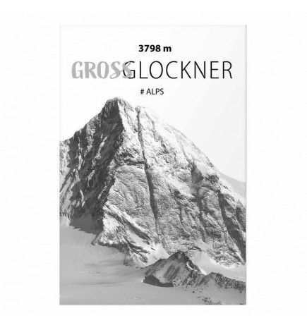 Poster - Majestic mountain peak Glosslockner mountain crown mountain landscape