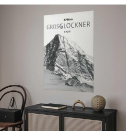 Plakat - Majestic mountain peak Glosslockner mountain crown mountain landscape