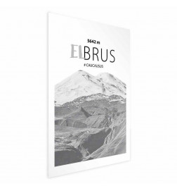Plakāts - Majestic mountain peak Elbrus mountain crown mountain landscape
