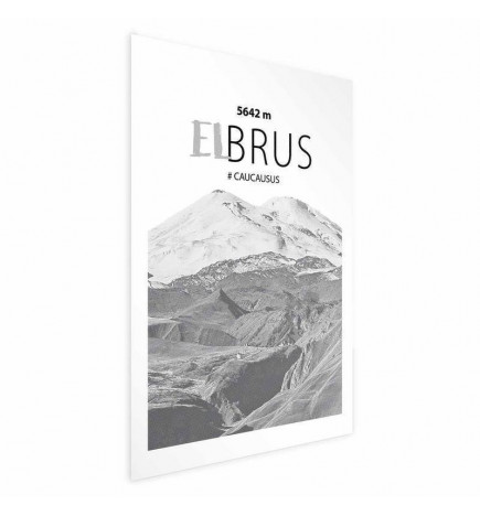 Plakāts - Majestic mountain peak Elbrus mountain crown mountain landscape