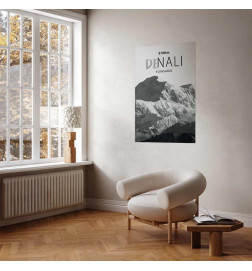 Poster - Majestic mountain peak Denali mountain crown mountain landscape