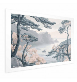 Juliste - Blue Coast in Delicate Colors