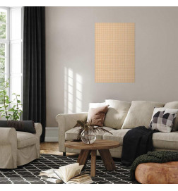 Juliste - Lines and Noise - a wavy grid in shades of orange