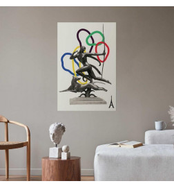 Juliste - Collage Graphic - Woman Shooting a Bow