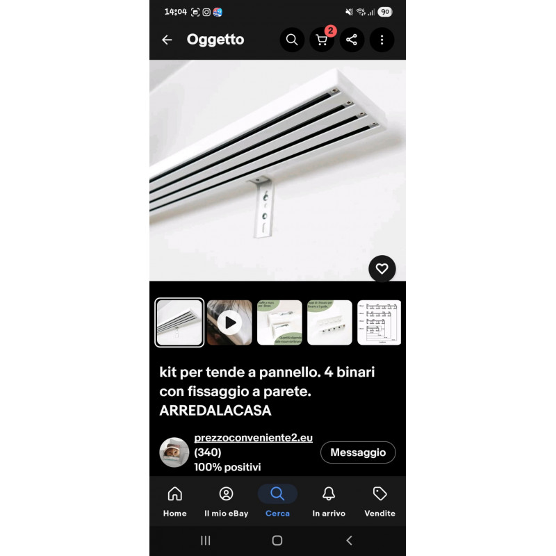 390,00 € copy of 4 Table Runner Rugs - white and colored